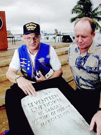 F4- Headstone in Pearl Harbor