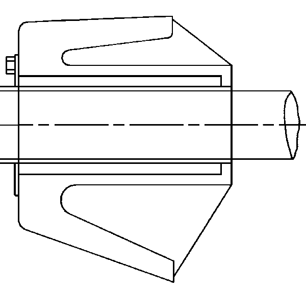 Side View of the Stern Bearing