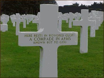one of the many graves of unknown soldiers