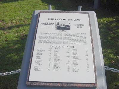 SNOOK plaque at Muskogee park