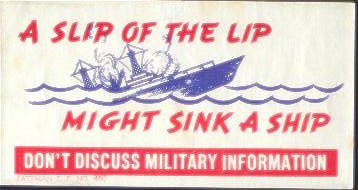 Slip Of The Lips - POSTER WW-II